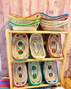 Hand Weaved Straw Baskets
